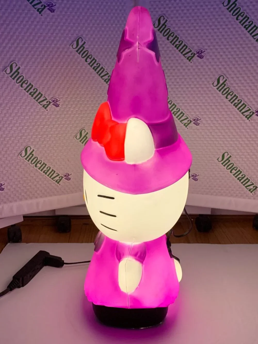 Gemmy Hello Kitty Witch Blow Mold Light Up Halloween Sanrio Decoration 22